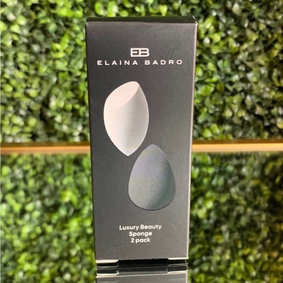 Elaina Badro Luxury Beauty Sponges | NEW | Makeup Blender Set of 2 - Picture 3 of 6